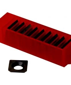 Woodworking Tools store 3 JET 718601 10-Piece 4-Side Carbide Helical Head Replacement Blades For Jet JJ-6HHBT