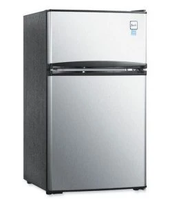 Woodworking Tools store 22 Avanti RA31B3S Counter-Height 3.1 Cu.-ft. Two-Door Refrigerator/Freezer - Black/Stainless Steel