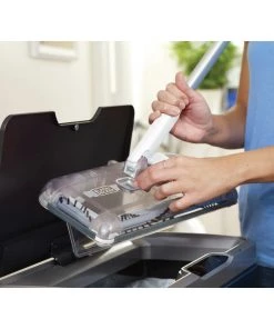 Black & Decker HFS115J10 3.6V Brushed Lithium-Ion 50 Minute Cordless Floor Sweeper - Powder White -Woodworking Tools store bdknhfs115j10 q