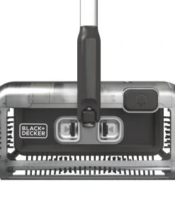 Black & Decker HFS215J01 7.2V Lithium-Ion 100-Minute Powered Cordless Floor Sweeper - Charcoal Grey -Woodworking Tools store bdknhfs215j01 c