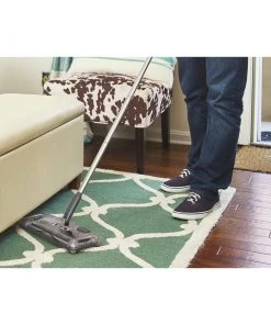 Black & Decker HFS215J01 7.2V Lithium-Ion 100-Minute Powered Cordless Floor Sweeper - Charcoal Grey -Woodworking Tools store bdknhfs215j01 j