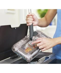 Black & Decker HFS215J01 7.2V Lithium-Ion 100-Minute Powered Cordless Floor Sweeper - Charcoal Grey -Woodworking Tools store bdknhfs215j01 m