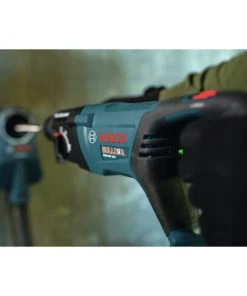 Bosch GBH18V-26DK24 Bulldog 18V EC Brushless Lithium-Ion 1 In. Cordless SDS-plus Rotary Hammer Kit With 2 Batteries (8 Ah) -Woodworking Tools store bshngbh18v 26dk24 n