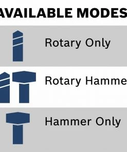 Bosch GBH18V-26K25 Bulldog 18V Brushless Lithium-Ion 1 In. Cordless SDS-plus Rotary Hammer Kit With 2 Batteries (4 Ah) 16 Bosch GBH18V-26K25 Bulldog 18V Brushless Lithium-Ion 1 In. Cordless SDS-plus Rotary Hammer Kit With 2 Batteries (4 Ah) -Woodworking Tools store bshngbh18v 26k25 d