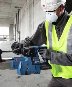 Bosch GBH18V-26K25 Bulldog 18V Brushless Lithium-Ion 1 In. Cordless SDS-plus Rotary Hammer Kit With 2 Batteries (4 Ah) 18 Bosch GBH18V-26K25 Bulldog 18V Brushless Lithium-Ion 1 In. Cordless SDS-plus Rotary Hammer Kit With 2 Batteries (4 Ah) -Woodworking Tools store bshngbh18v 26k25 f