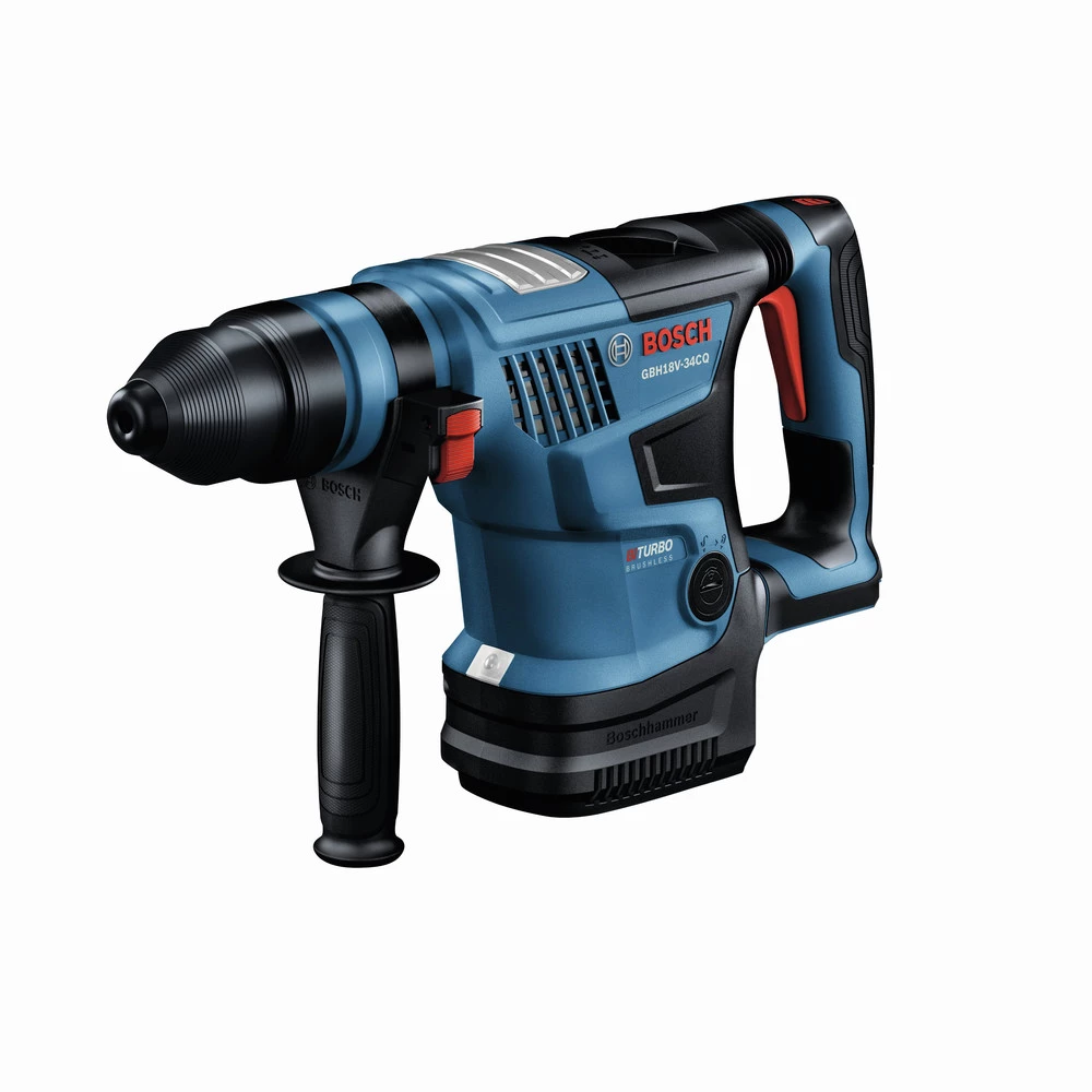 Bosch GBH18V-34CQN PROFACTOR 18V Cordless SDS-plus 1-1/4 In. Rotary Hammer With BiTurbo Brushless Technology (Tool Only) 4 Bosch GBH18V-34CQN PROFACTOR 18V Cordless SDS-plus 1-1/4 In. Rotary Hammer With BiTurbo Brushless Technology (Tool Only) - Image 2