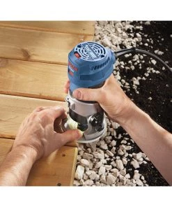 Bosch GKF125CEPK Colt 7 Amp 1.25 HP Variable-Speed Palm Router Combo Kit -Woodworking Tools store bshngkf125cepk i