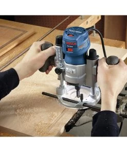 Bosch GKF125CEPK Colt 7 Amp 1.25 HP Variable-Speed Palm Router Combo Kit -Woodworking Tools store bshngkf125cepk n
