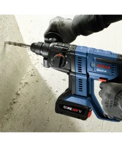Factory Reconditioned Bosch GBH18V-20N-RT 18V Compact Lithium-Ion 3/4 In. Cordless SDS-plus Rotary Hammer (Tool Only) -Woodworking Tools store bshrgbh18v 20n rt c