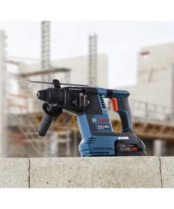 Factory Reconditioned Bosch GBH18V-26K24A-RT Bulldog 18V Brushless Lithium-Ion 1 In. Cordless SDS-Plus Rotary Hammer Kit With 2 Batteries (8 Ah) 15 Factory Reconditioned Bosch GBH18V-26K24A-RT Bulldog 18V Brushless Lithium-Ion 1 In. Cordless SDS-Plus Rotary Hammer Kit With 2 Batteries (8 Ah) -Woodworking Tools store bshrgbh18v 26k24a rt d