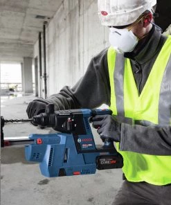 Factory Reconditioned Bosch GBH18V-26K24A-RT Bulldog 18V Brushless Lithium-Ion 1 In. Cordless SDS-Plus Rotary Hammer Kit With 2 Batteries (8 Ah) 17 Factory Reconditioned Bosch GBH18V-26K24A-RT Bulldog 18V Brushless Lithium-Ion 1 In. Cordless SDS-Plus Rotary Hammer Kit With 2 Batteries (8 Ah) -Woodworking Tools store bshrgbh18v 26k24a rt f