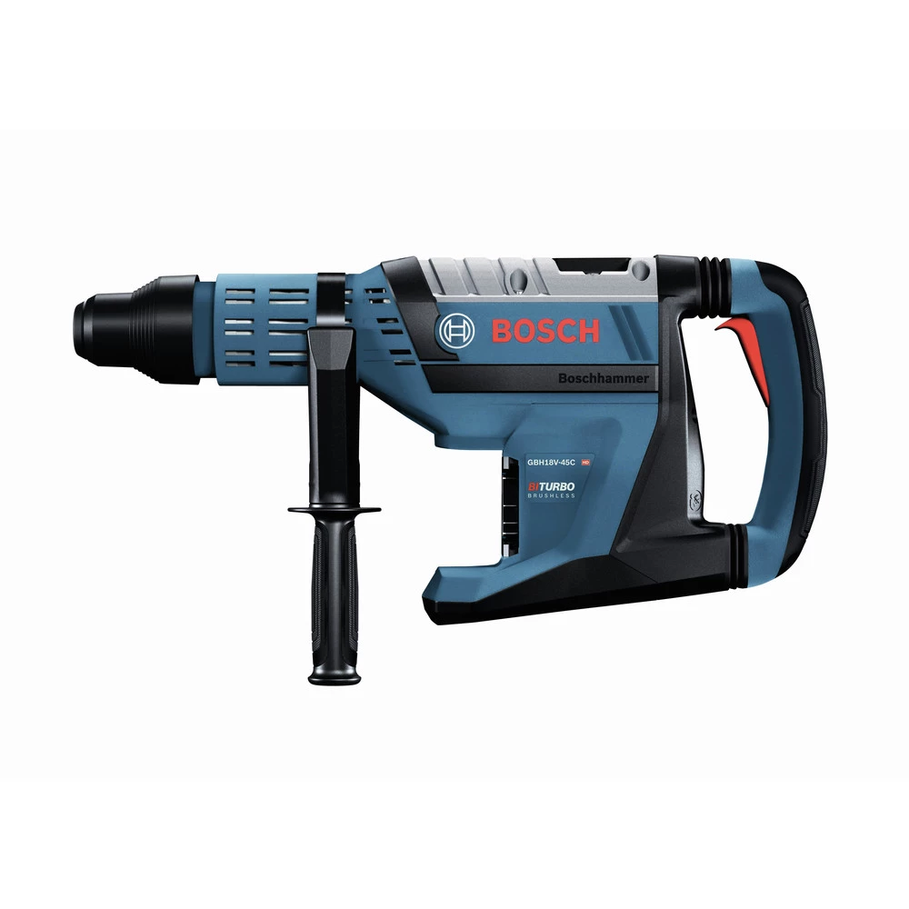 Factory Reconditioned Bosch GBH18V-45CK-RT PROFACTOR 18V Brushless Lithium-Ion 1-7/8 In. Cordless SDS-max Rotary Hammer Kit With BiTurbo Technology (Tool Only) 3 Factory Reconditioned Bosch GBH18V-45CK-RT PROFACTOR 18V Brushless Lithium-Ion 1-7/8 In. Cordless SDS-max Rotary Hammer Kit With BiTurbo Technology (Tool Only) - Image 2