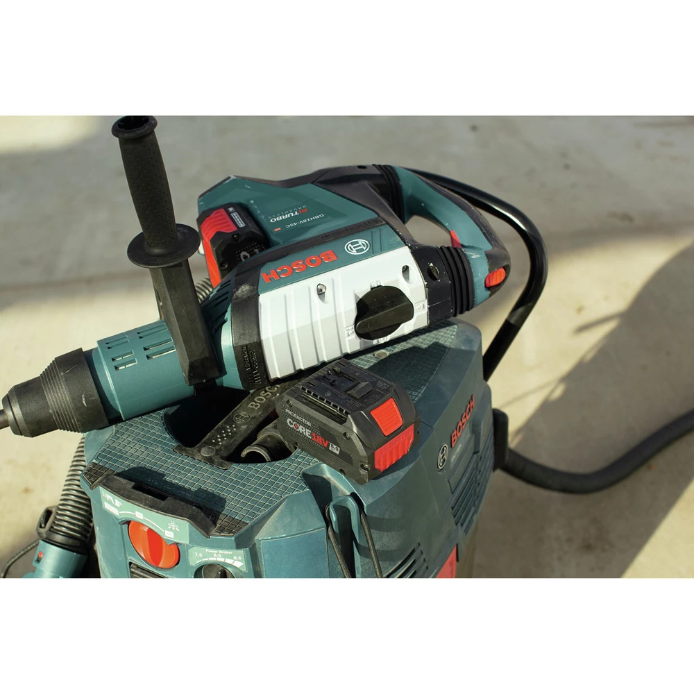 Factory Reconditioned Bosch GBH18V-45CK-RT PROFACTOR 18V Brushless Lithium-Ion 1-7/8 In. Cordless SDS-max Rotary Hammer Kit With BiTurbo Technology (Tool Only) 5 Factory Reconditioned Bosch GBH18V-45CK-RT PROFACTOR 18V Brushless Lithium-Ion 1-7/8 In. Cordless SDS-max Rotary Hammer Kit With BiTurbo Technology (Tool Only) - Image 4