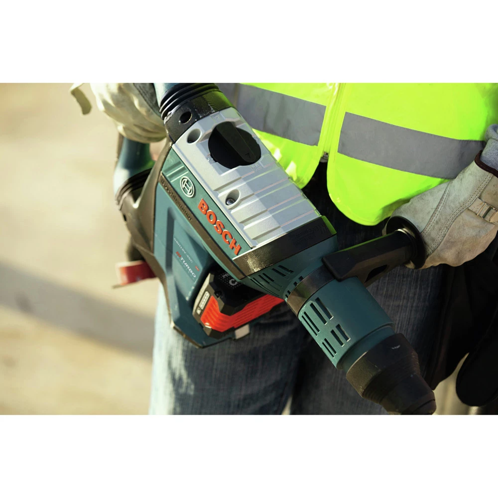 Factory Reconditioned Bosch GBH18V-45CK-RT PROFACTOR 18V Brushless Lithium-Ion 1-7/8 In. Cordless SDS-max Rotary Hammer Kit With BiTurbo Technology (Tool Only) 8 Factory Reconditioned Bosch GBH18V-45CK-RT PROFACTOR 18V Brushless Lithium-Ion 1-7/8 In. Cordless SDS-max Rotary Hammer Kit With BiTurbo Technology (Tool Only) - Image 7