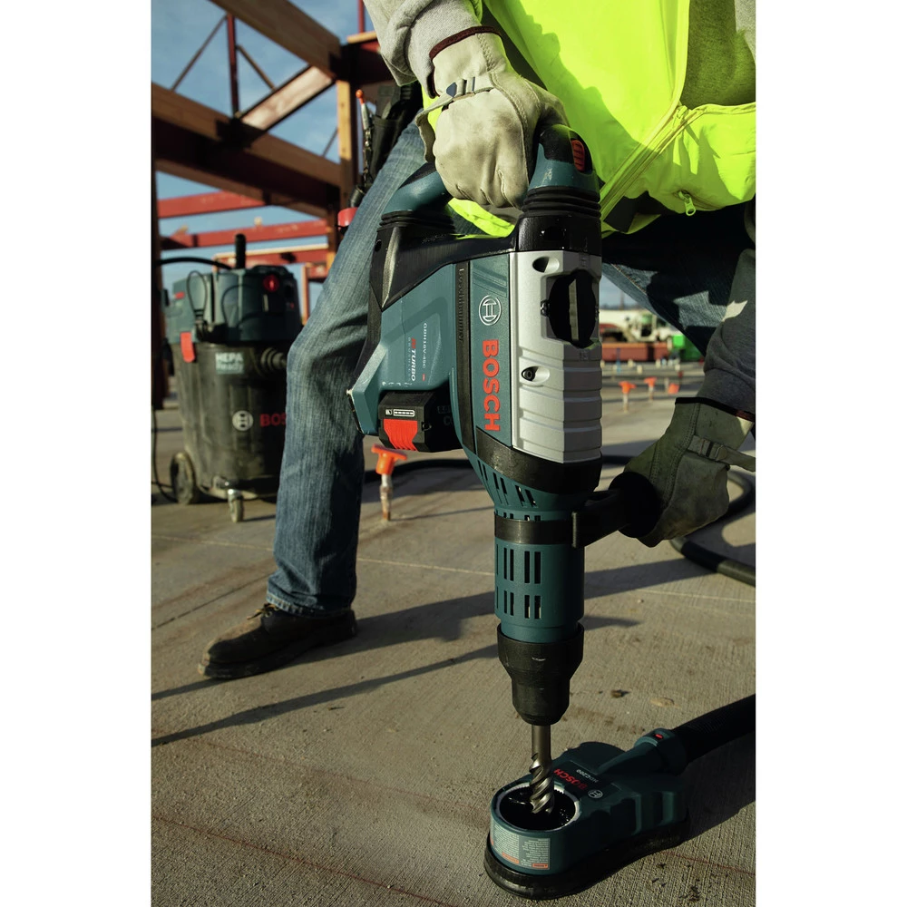 Factory Reconditioned Bosch GBH18V-45CK-RT PROFACTOR 18V Brushless Lithium-Ion 1-7/8 In. Cordless SDS-max Rotary Hammer Kit With BiTurbo Technology (Tool Only) 11 Factory Reconditioned Bosch GBH18V-45CK-RT PROFACTOR 18V Brushless Lithium-Ion 1-7/8 In. Cordless SDS-max Rotary Hammer Kit With BiTurbo Technology (Tool Only) - Image 10