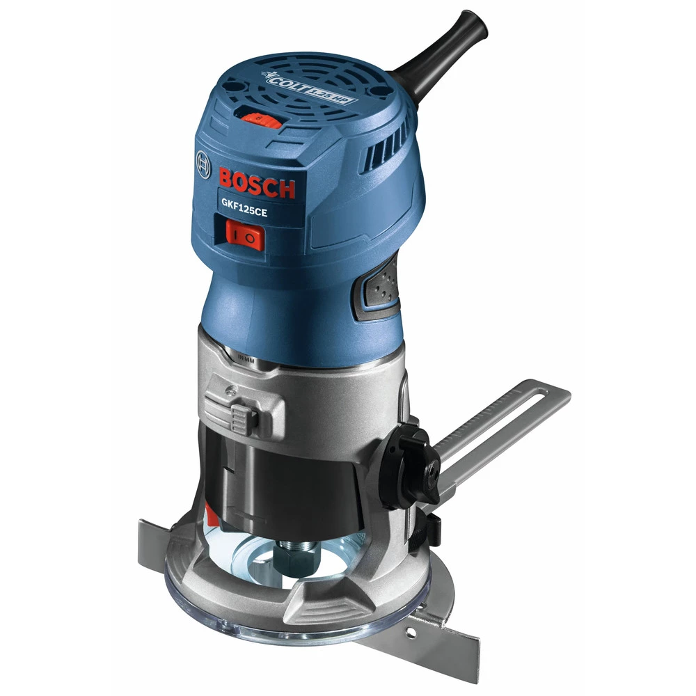 Factory Reconditioned Bosch GKF125CEK-RT Colt 7 Amp 1.25 HP Variable Speed Palm Router 6 Factory Reconditioned Bosch GKF125CEK-RT Colt 7 Amp 1.25 HP Variable Speed Palm Router - Image 4