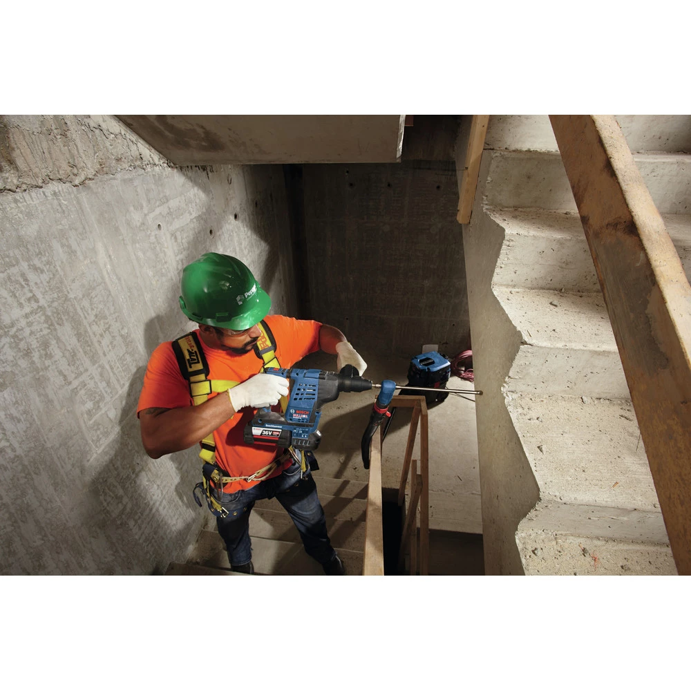 Factory Reconditioned Bosch RH328VC-36K-RT 36V Cordless Lithium-Ion 1-1/8 In. SDS-Plus Rotary Hammer Kit 14 Factory Reconditioned Bosch RH328VC-36K-RT 36V Cordless Lithium-Ion 1-1/8 In. SDS-Plus Rotary Hammer Kit - Image 12