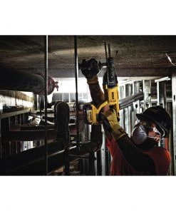 Dewalt DCH133B 20V MAX XR Cordless Lithium-Ion Brushless 1 In. D-Handle Rotary Hammer (Tool Only) -Woodworking Tools store dewndch133b b