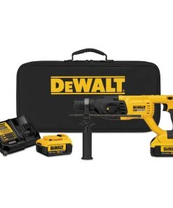 Dewalt DCH133M2 20V MAX XR Lithium-Ion D-Handle SDS-Plus 1 In. Cordless Rotary Hammer Kit With 2 Batteries (4 Ah)