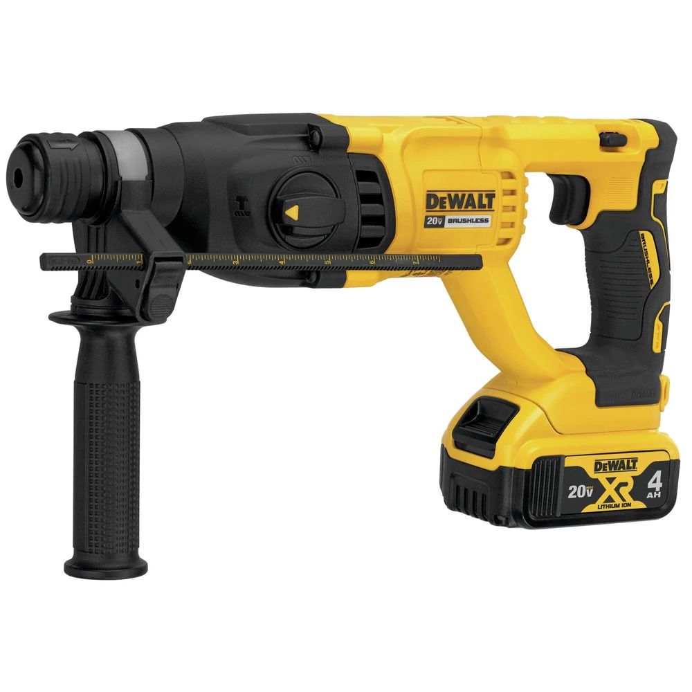 Dewalt DCH133M2 20V MAX XR Lithium-Ion D-Handle SDS-Plus 1 In. Cordless Rotary Hammer Kit With 2 Batteries (4 Ah) 4 Dewalt DCH133M2 20V MAX XR Lithium-Ion D-Handle SDS-Plus 1 In. Cordless Rotary Hammer Kit With 2 Batteries (4 Ah) - Image 2
