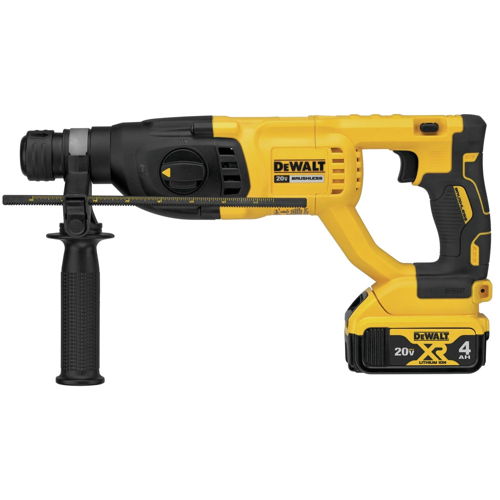 Dewalt DCH133M2 20V MAX XR Lithium-Ion D-Handle SDS-Plus 1 In. Cordless Rotary Hammer Kit With 2 Batteries (4 Ah) 5 Dewalt DCH133M2 20V MAX XR Lithium-Ion D-Handle SDS-Plus 1 In. Cordless Rotary Hammer Kit With 2 Batteries (4 Ah) - Image 3