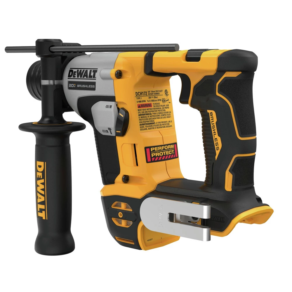 Dewalt DCH172B 20V MAX ATOMIC Brushless Lithium-Ion 5/8 In. Cordless SDS PLUS Rotary Hammer (Tool Only) 7 Dewalt DCH172B 20V MAX ATOMIC Brushless Lithium-Ion 5/8 In. Cordless SDS PLUS Rotary Hammer (Tool Only) - Image 5