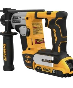 Dewalt DCH172D2 20V MAX ATOMIC Brushless Lithium-Ion 5/8 In. Cordless SDS PLUS Rotary Hammer Kit With 2 Batteries (2 Ah) -Woodworking Tools store dewndch172d2 c