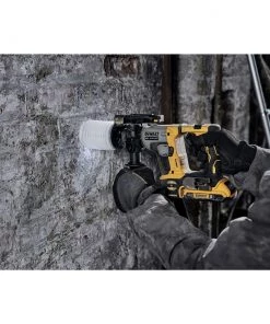 Dewalt DCH172D2 20V MAX ATOMIC Brushless Lithium-Ion 5/8 In. Cordless SDS PLUS Rotary Hammer Kit With 2 Batteries (2 Ah) -Woodworking Tools store dewndch172d2 e