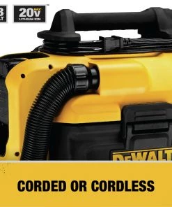 Dewalt DCV581H 20V MAX Cordless/Corded Lithium-Ion Wet/Dry Vacuum (Tool Only) 21 Dewalt DCV581H 20V MAX Cordless/Corded Lithium-Ion Wet/Dry Vacuum (Tool Only) -Woodworking Tools store dewndcv581h h