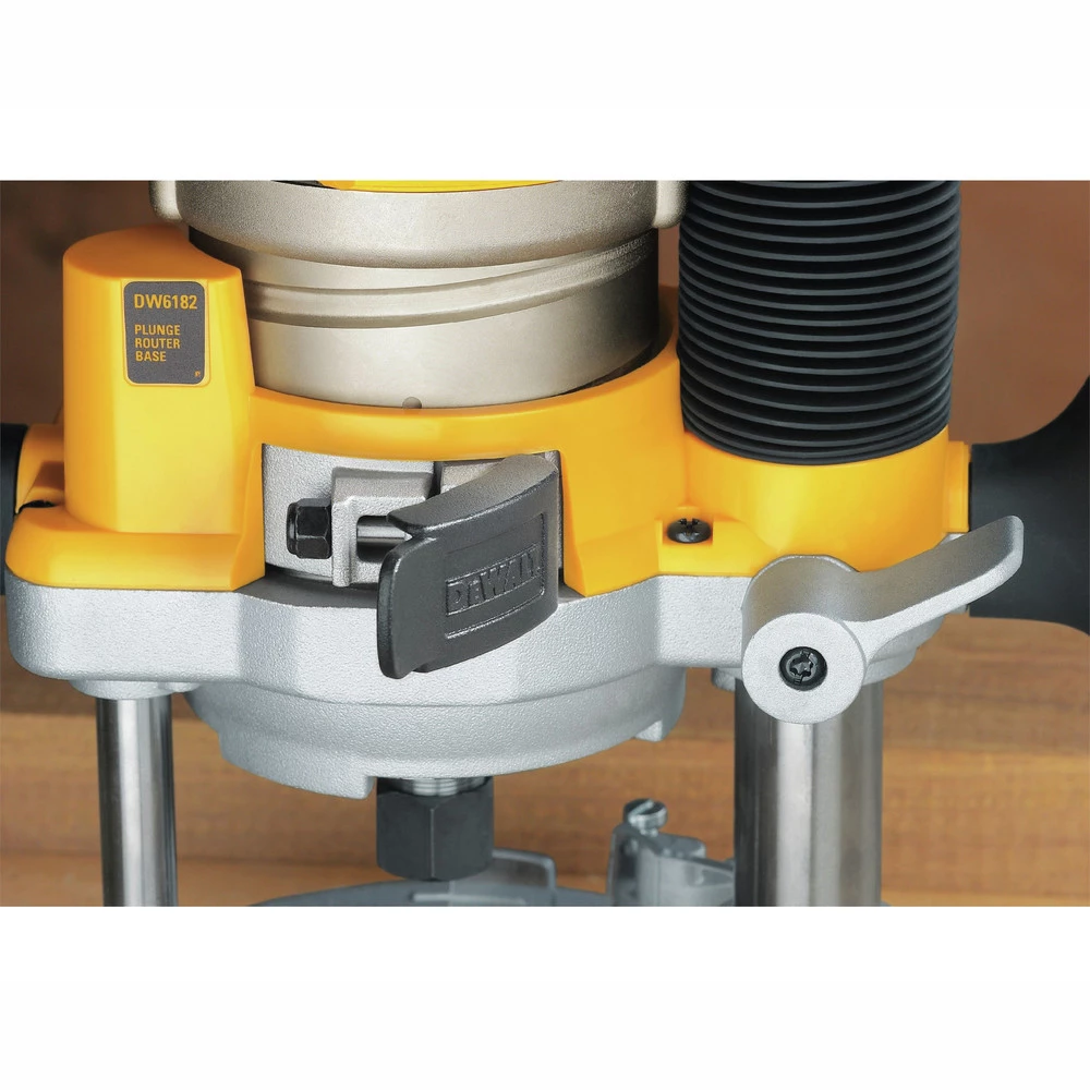Dewalt DW618B3 120V 12 Amp Brushed 2-1/4 HP Corded Three Base Router Kit 8 Dewalt DW618B3 120V 12 Amp Brushed 2-1/4 HP Corded Three Base Router Kit - Image 6