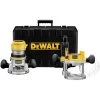 Dewalt DW618PK 2-1/4 HP EVS Fixed Base & Plunge Router Combo Kit With Hard Case -Woodworking Tools store dewndw618pk
