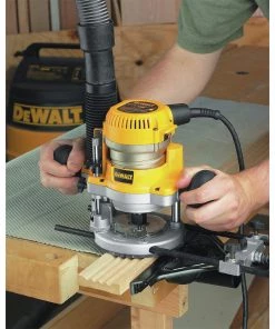 Dewalt DW618PK 2-1/4 HP EVS Fixed Base & Plunge Router Combo Kit With Hard Case -Woodworking Tools store dewndw618pk h