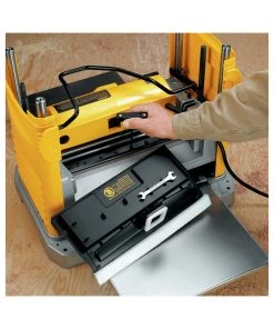 Dewalt DW734 120V 15 Amp Brushed 12-1/2 In. Corded Thickness Planer With Three Knife Cutter-Head -Woodworking Tools store dewndw734 h