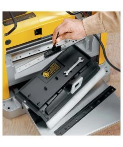 Dewalt DW734 120V 15 Amp Brushed 12-1/2 In. Corded Thickness Planer With Three Knife Cutter-Head -Woodworking Tools store dewndw734 i