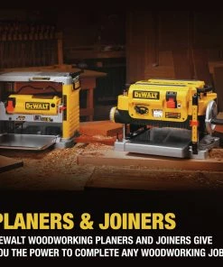 Dewalt DW734 120V 15 Amp Brushed 12-1/2 In. Corded Thickness Planer With Three Knife Cutter-Head -Woodworking Tools store dewndw734 m