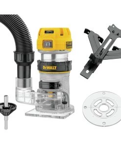 Dewalt DWP611 110V 7 Amp Variable Speed 1-1/4 HP Corded Compact Router With LED -Woodworking Tools store dewndwp611 e