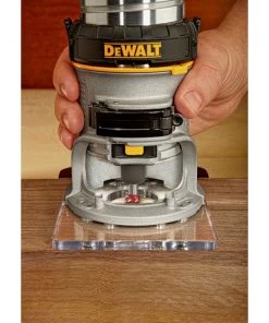 Dewalt DWP611 110V 7 Amp Variable Speed 1-1/4 HP Corded Compact Router With LED -Woodworking Tools store dewndwp611 k