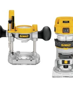 Dewalt DWP611PK 110V 7 Amp Variable Speed 1-1/4 HP Corded Compact Router With LED Combo Kit