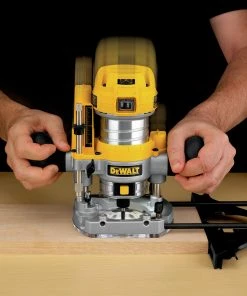 Dewalt DWP611PK 110V 7 Amp Variable Speed 1-1/4 HP Corded Compact Router With LED Combo Kit -Woodworking Tools store dewndwp611pk b
