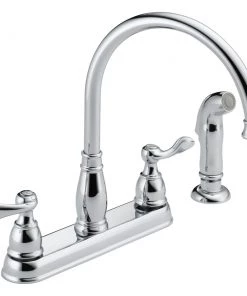 Delta 21996LF Windemere Two Handle Kitchen Faucet - Chrome
