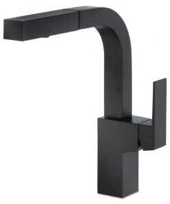 Gerber D404562BS Mid-Town 1.75 GPM Single Handle Pull-Out Kitchen Faucet (Satin Black)