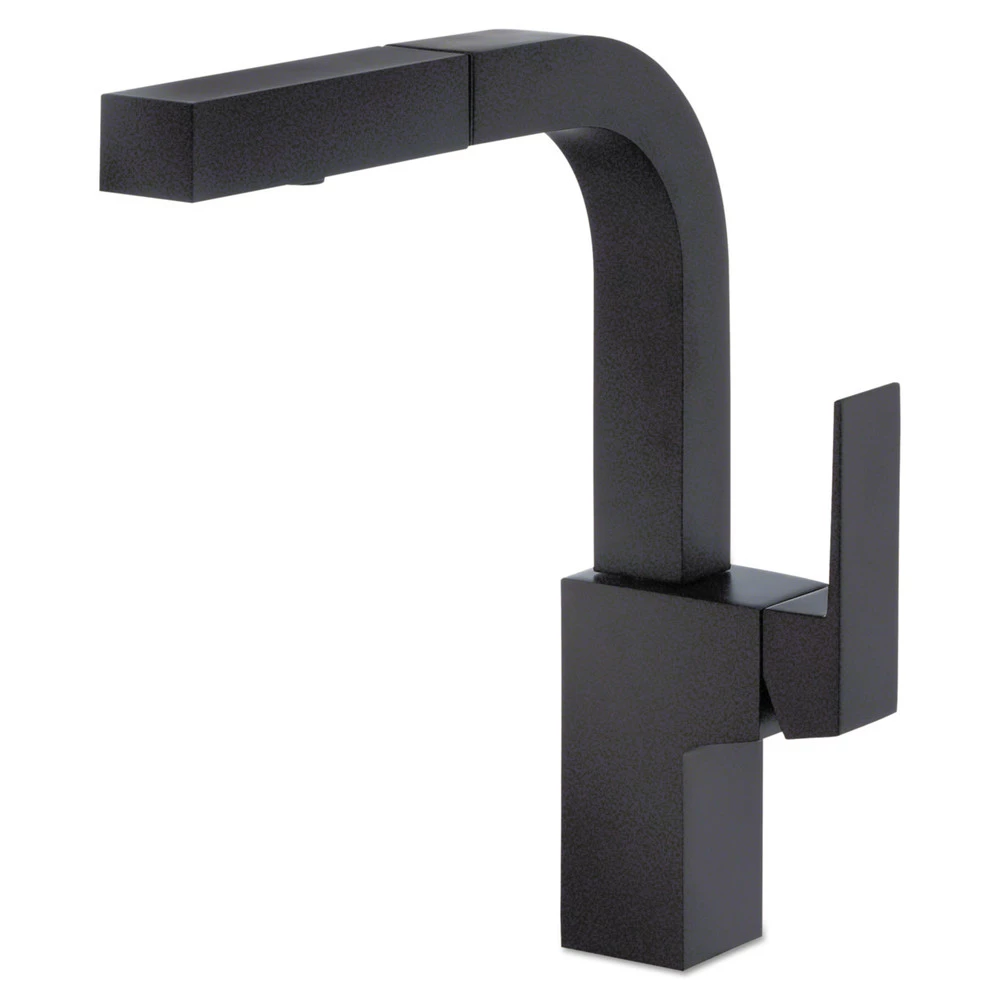 Gerber D404562BS Mid-Town 1.75 GPM Single Handle Pull-Out Kitchen Faucet (Satin Black) 3 Gerber D404562BS Mid-Town 1.75 GPM Single Handle Pull-Out Kitchen Faucet (Satin Black)