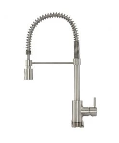 Gerber DH451188SS The Foodie Pullout Spray Single Hole Kitchen Faucet (Stainless Steel)
