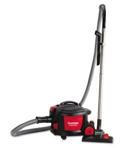 Sanitaire SC3700A EXTEND 9 Amp Top-Hat 11 In. Canister Vacuum - Red/Black