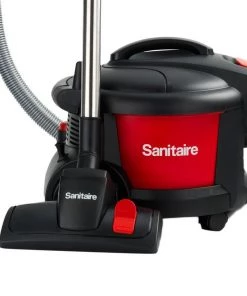 Sanitaire SC3700A EXTEND 9 Amp Top-Hat 11 In. Canister Vacuum - Red/Black -Woodworking Tools store elcnsc3700a b