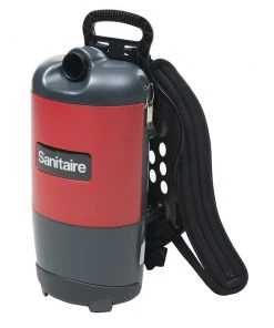 Sanitaire SC412A TRANSPORT QuietClean 11.5 Lbs. Backpack Vacuum - Red -Woodworking Tools store elcnsc412b c
