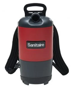 Sanitaire SC412A TRANSPORT QuietClean 11.5 Lbs. Backpack Vacuum - Red -Woodworking Tools store elcnsc412b d
