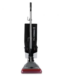 Sanitaire SC689B TRADITION 5 Amp 600-Watt Upright Vacuum With Dust Cup - Gray/Red
