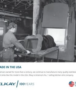 Elkay BCR151 Celebrity Top Mount Stainless Steel Bar Sink With (1) Faucet Hole -Woodworking Tools store elknbcr151 d