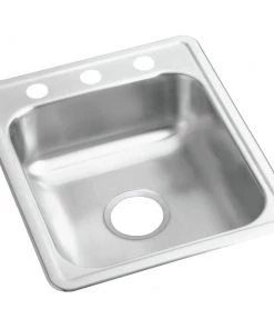Woodworking Tools store 7 Elkay D117213 Dayton Top Mount 17 In. X 21-1/4 In. Single Bowl Bar Sink (Stainless Steel)